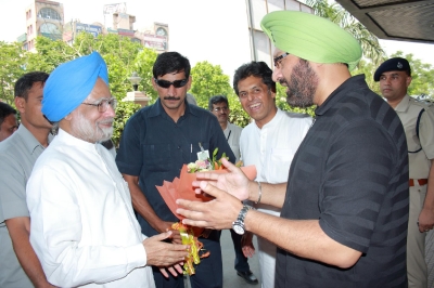 Hon. Prime Minister Dr Manmohan Singh visting the Park Plaza Ludhiana 