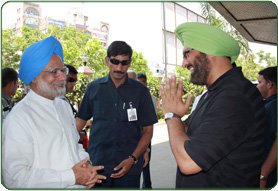 Dr Manmohan Singh ji visited Majestic Park Plaza