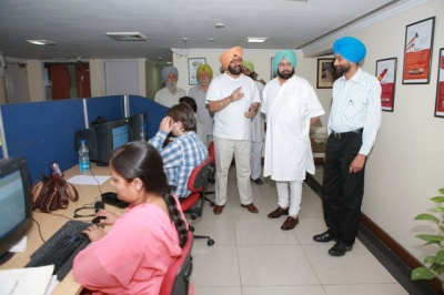 Capt Amrinder Singh visiting my political office
