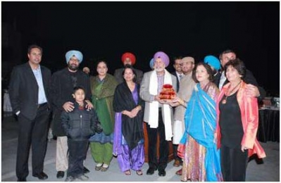 Me, my wife and my son along with Bhupinder Sidhu and other