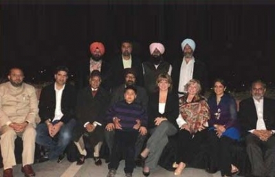 Me and my son with KK Bawa, Harbans Singh Kanwal and others